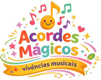 Logotipo Acordes Mágicos - Vivências Musicais